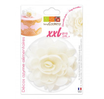 Fleur azyme blanche XXL, ScrapCooking