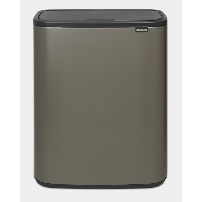 Brabantia Bo Touch Bin poubelle 60 litres avec seau intérieur