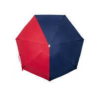 Micro-parapluie Bicolore Bleu Nuit Rouge Emile, Anatole