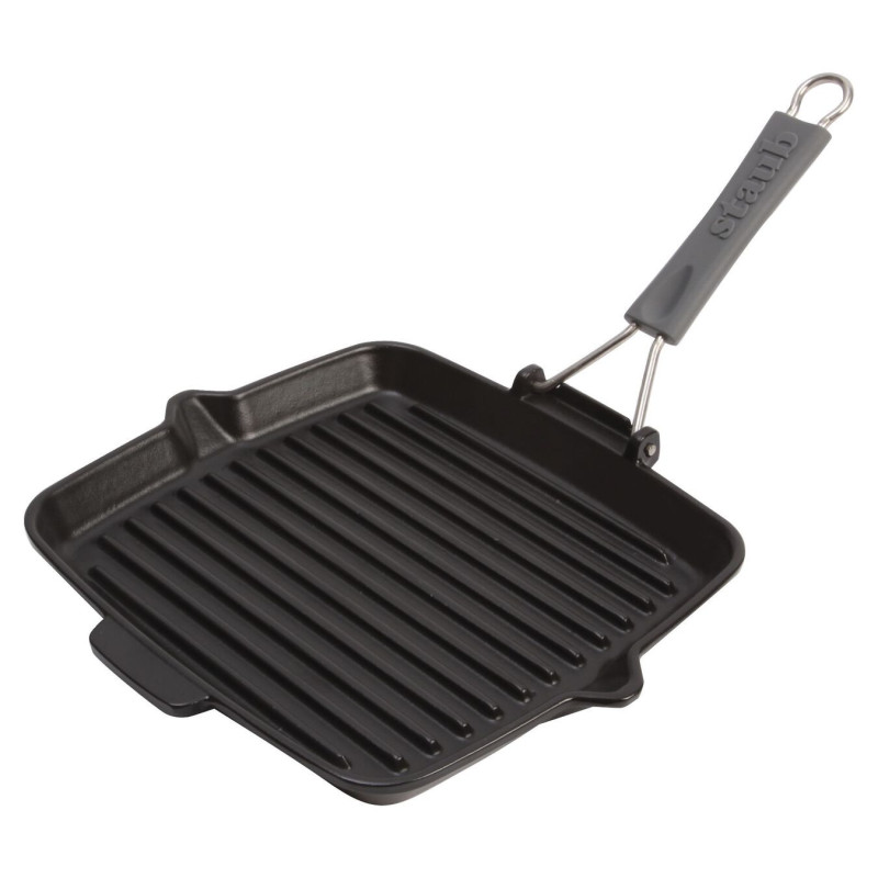 Grill viande en fonte 24 x 25cm, STAUB - Staub