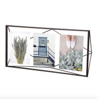 Cadre 3 photos double-paroi verre Prisma, Umbra