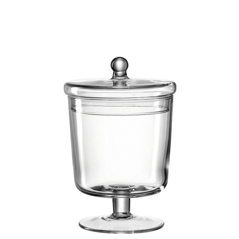 Bonbonnière à pied en verre Poesia, Léonardo 19 cm - LEONARDO