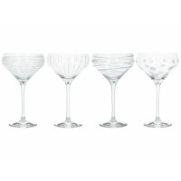 Lot de 4 coupes à champagne Cheers, Mikasa