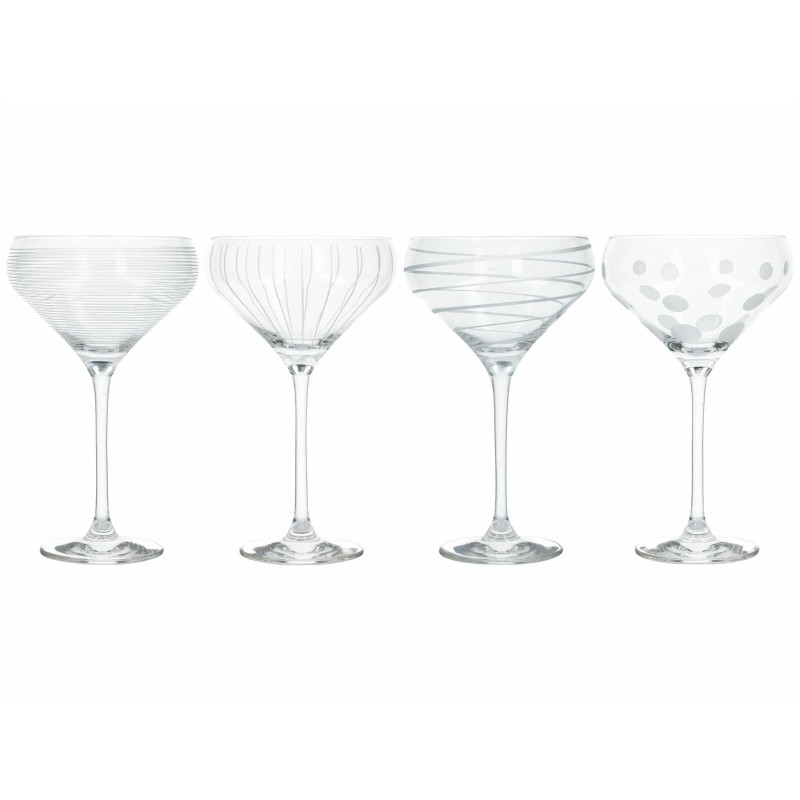 lot de 4 coupes à champagne cheers, mikasa - mikasa