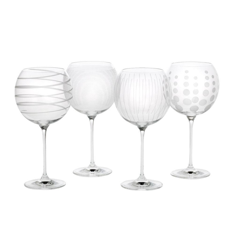 lot de 4 verres ballon cheers, mikasa - mikasa