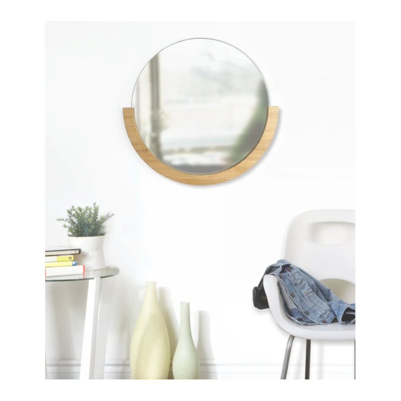 Miroir Mural Willow Accueil Suspendu Ornement D/écoration Size : 28x28 Dmqpp Wicker Miroir Maquillage