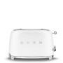Toaster 2 tranches Années 50 Blanc mat, SMEG