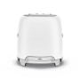 Toaster 2 tranches Années 50 Blanc mat, SMEG