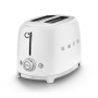 Toaster 2 tranches Années 50 Blanc mat, SMEG