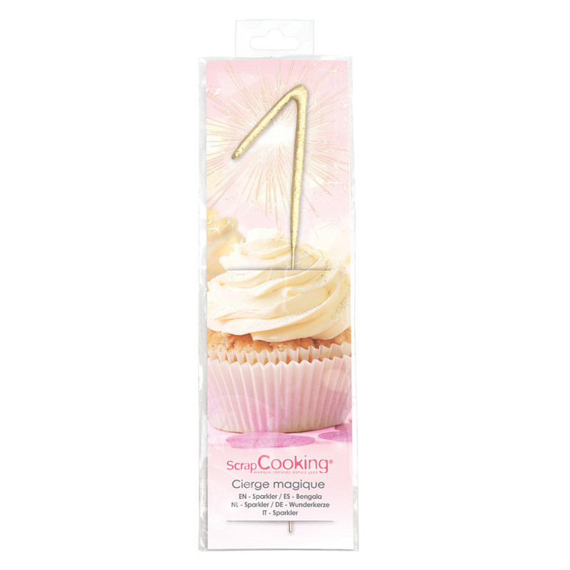 Scrapcooking - Cierge magique XXL Chiffre, ScrapCooking 1 - ScrapCooking