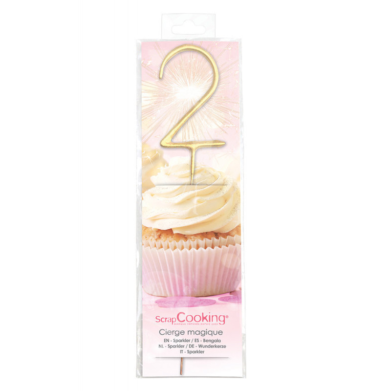 Scrapcooking - Cierge magique XXL Chiffre, ScrapCooking 2 - ScrapCooking