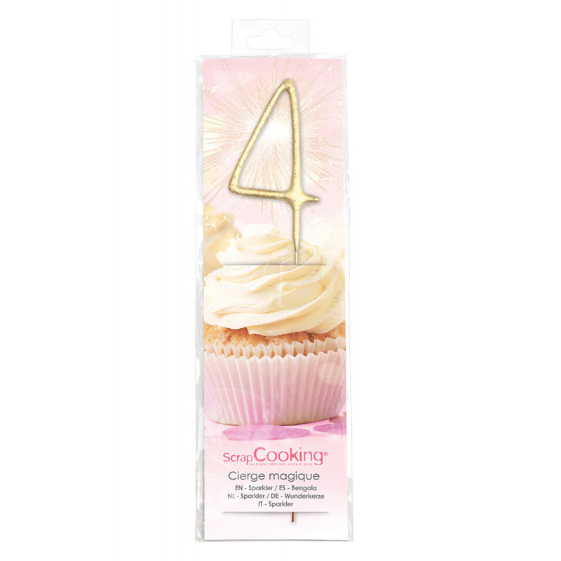 Scrapcooking - Cierge magique XXL Chiffre, ScrapCooking 4 - ScrapCooking