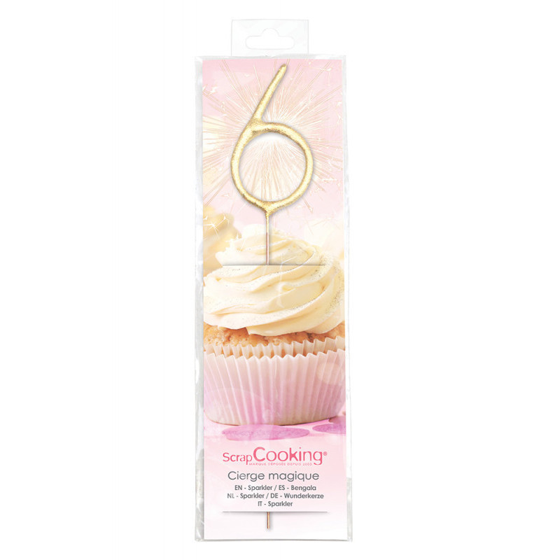 Scrapcooking - Cierge magique XXL Chiffre, ScrapCooking 6 - ScrapCooking