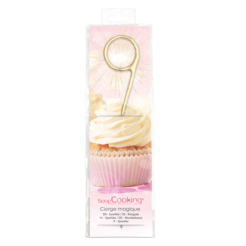 Scrapcooking - Cierge magique XXL Chiffre, ScrapCooking 9 - ScrapCooking