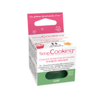 Colorant alimentaire naturel vert, Scrapcooking