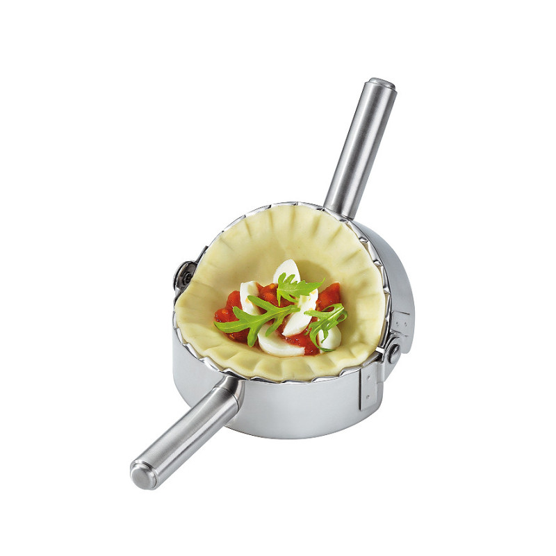 Jeinbuil Lot De 7 Moules à Raviolis En Acier Inoxydable Avec Emporte-pièces Et Roulette à Pâte Pour Faire Des Raviolis Dumpling