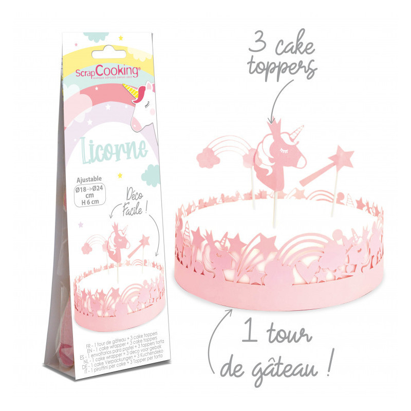 Scrapcooking - Déco gâteau Licorne, ScrapCooking - ScrapCooking