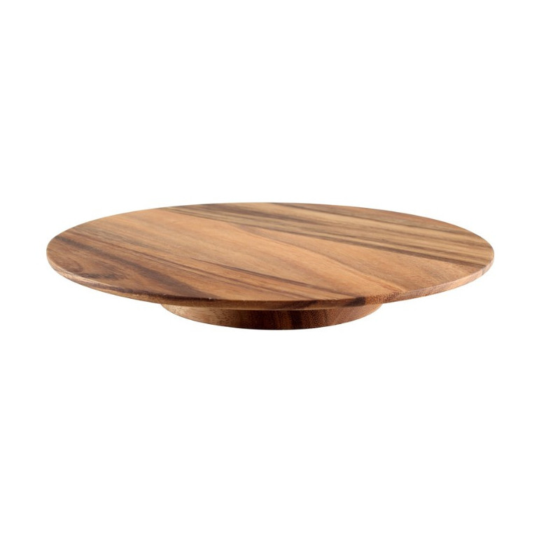 Plateau 29 cm tournant Acacia, TG Woodware - Woodware