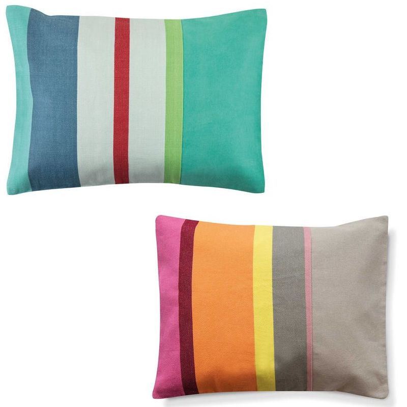 Lot De 2 Coussins Gonflables 34 X 22 Cm Pour Nuque, Voyage, Camping