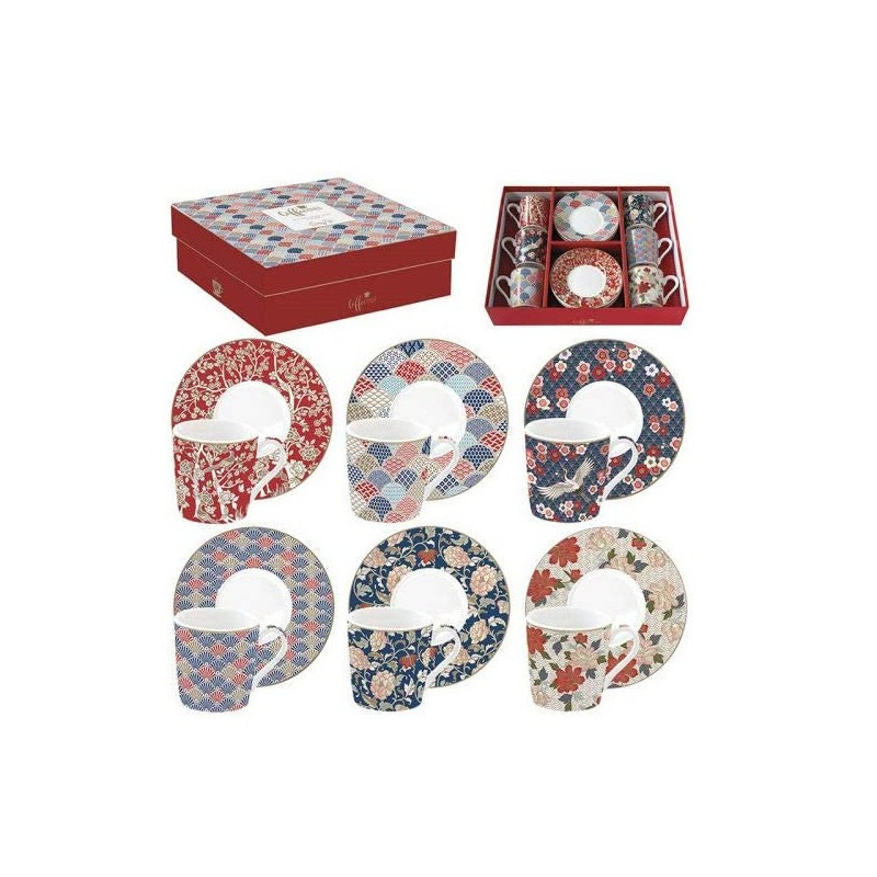 Easy life - Coffret 6 tasses à café 10 cl Okinawa, Easy Life - Easy life