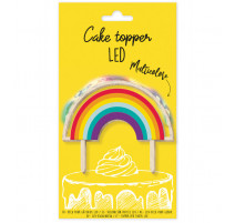 Cake topper Led Rainbow, ScrapCooking