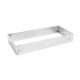 Cadre à tarte rectangle extensible perforé inox, ScrapCooking