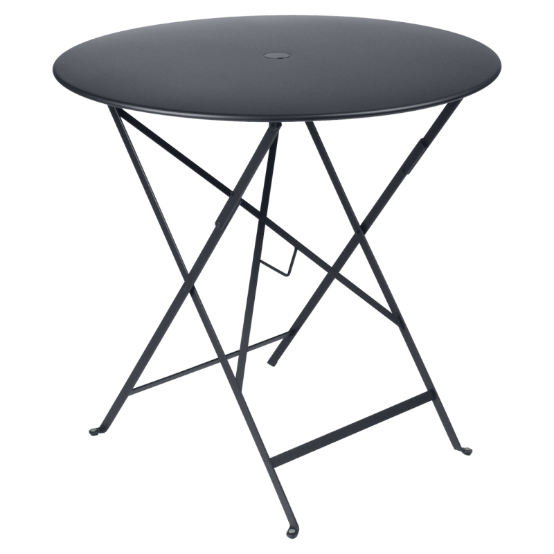 FERMOB - Table Bistro ronde 77cm, Fermob Carbone - FERMOB