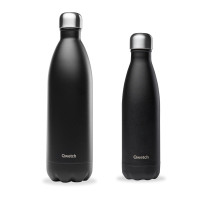 Bouteille isotherme Matt noir, Qwetch