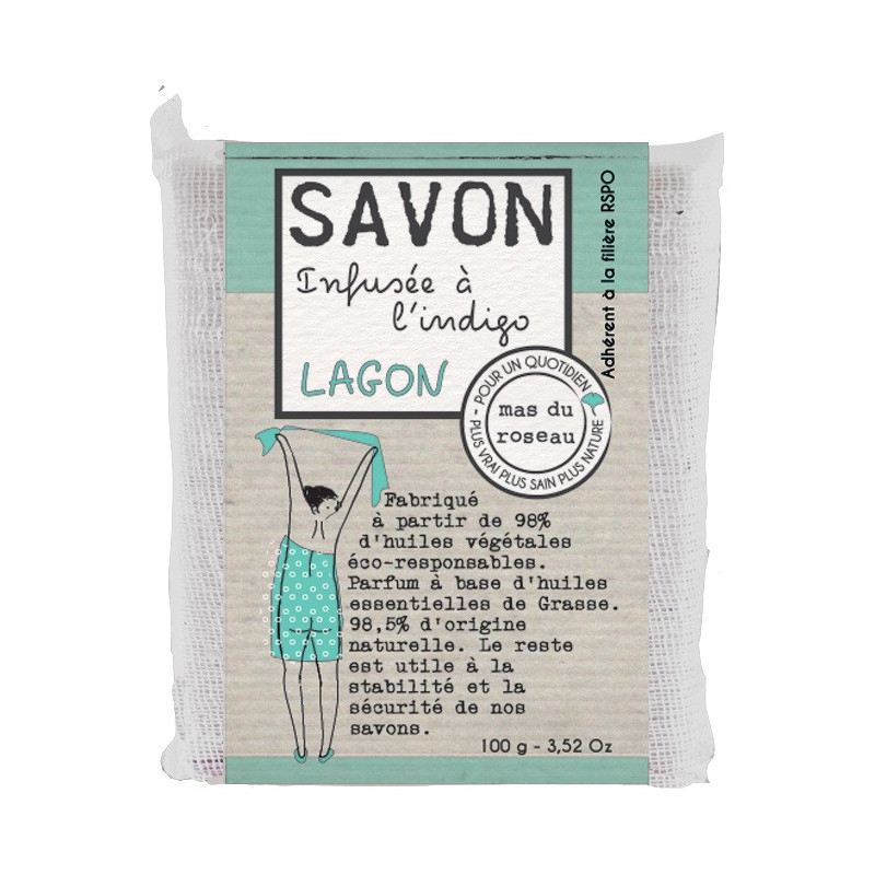 Savon végétal parfumé Lagon, mas du roseau