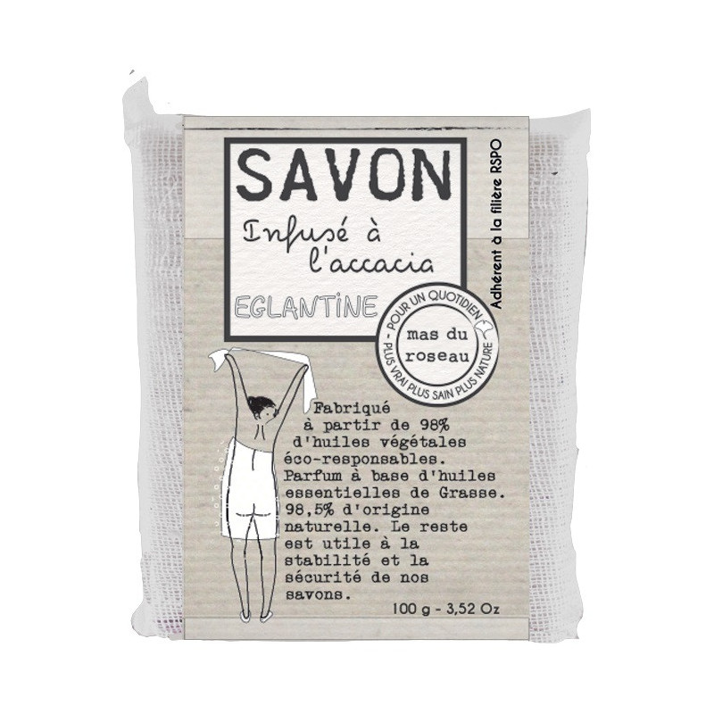 Mas du roseau - Savon végétal parfumé Eglantine, mas du roseau - mas du roseau