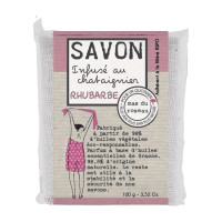 Savon  végétal parfumé Rhubarbe, mas du roseau