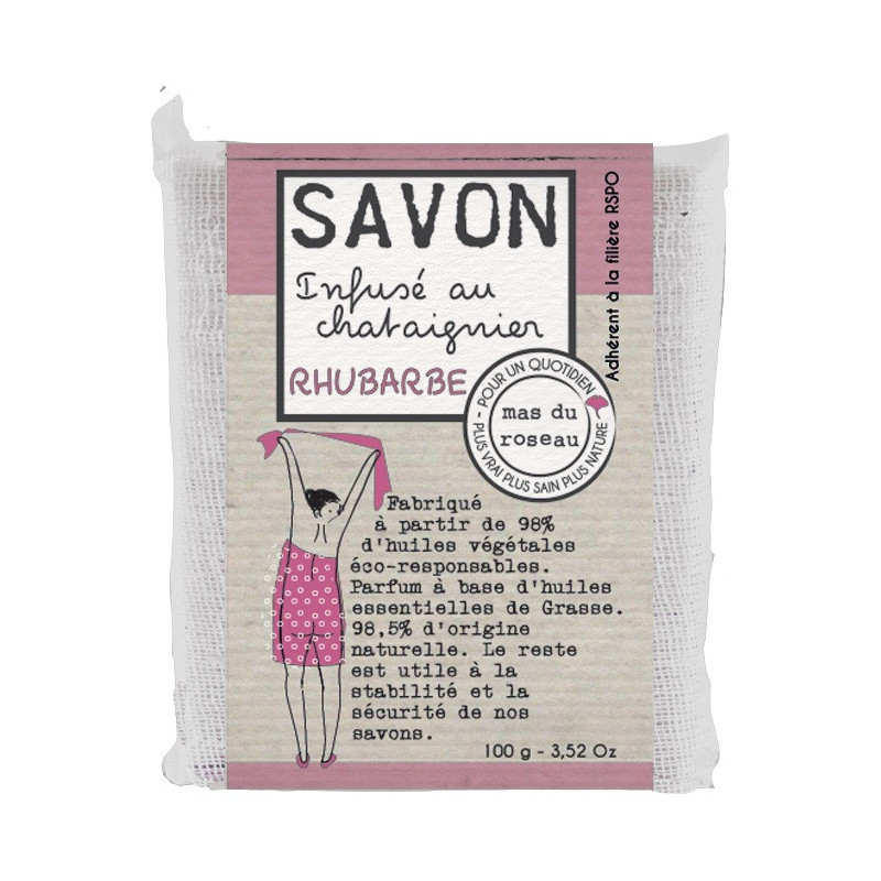 Mas du roseau - Savon  végétal parfumé Rhubarbe, mas du roseau - mas du roseau