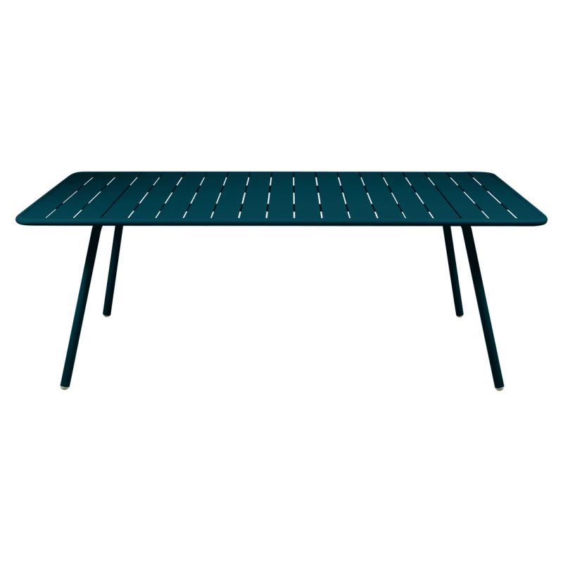 FERMOB - Table Luxembourg  207 x 100 cm , Fermob Bleu Acapulco - FERMOB