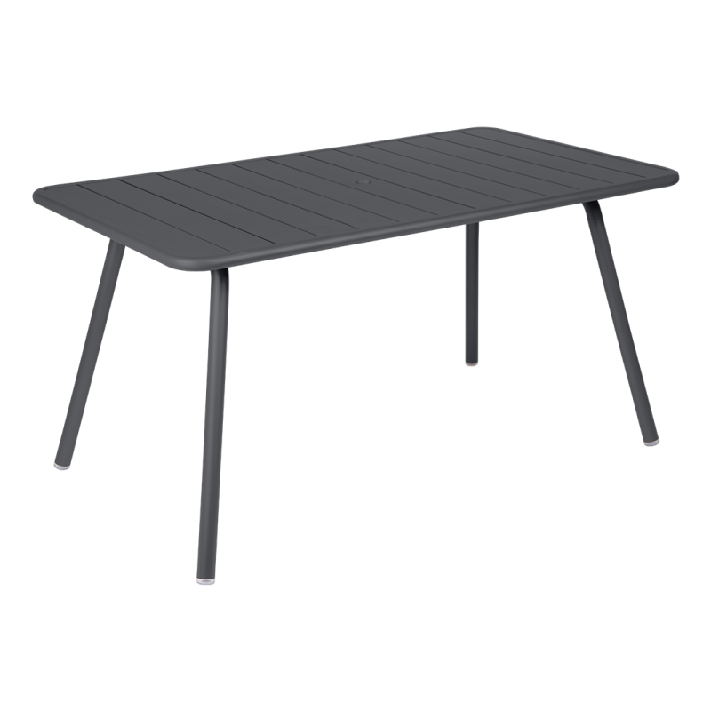 FERMOB - Table 143x80 cm Luxembourg, Fermob Carbone - FERMOB