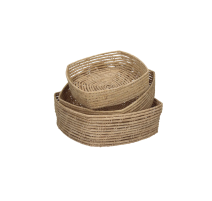 Panier Palmyre en palmier tressé, Pomax