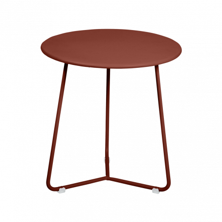 table d'appoint cocotte, fermob ocre rouge - fermob