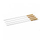 Set de 4 Brochettes Bois inox, Barbecook