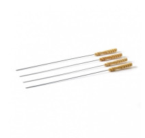 Set de 4 Brochettes Bois inox, Barbecook