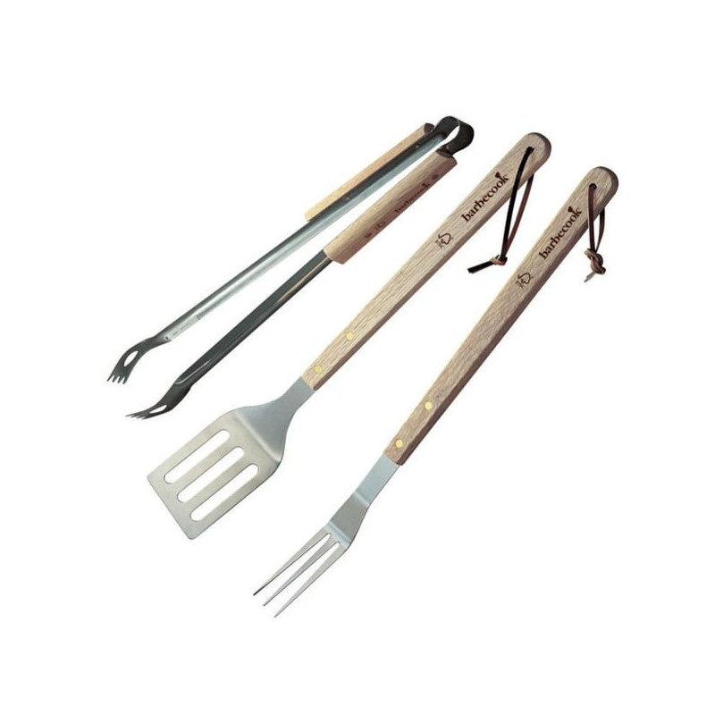 Barbecook - Set 3 ustensiles Barbecue FSC, Barbecook - BARBECOOK