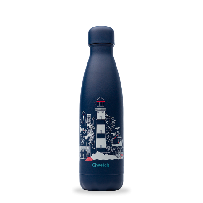 Bouteille isotherme Bretagne, Qwetch