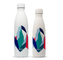 Bouteille isotherme Altitude Blanc, Qwetch