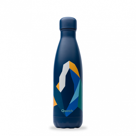 bouteille isotherme altitude bleu, qwetch 500 ml - qwetch