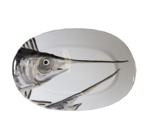Plat ovale Espadon de la collection Marina, Ceramiche Virginia