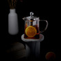 Théière verre et inox Rooibos, Cristel