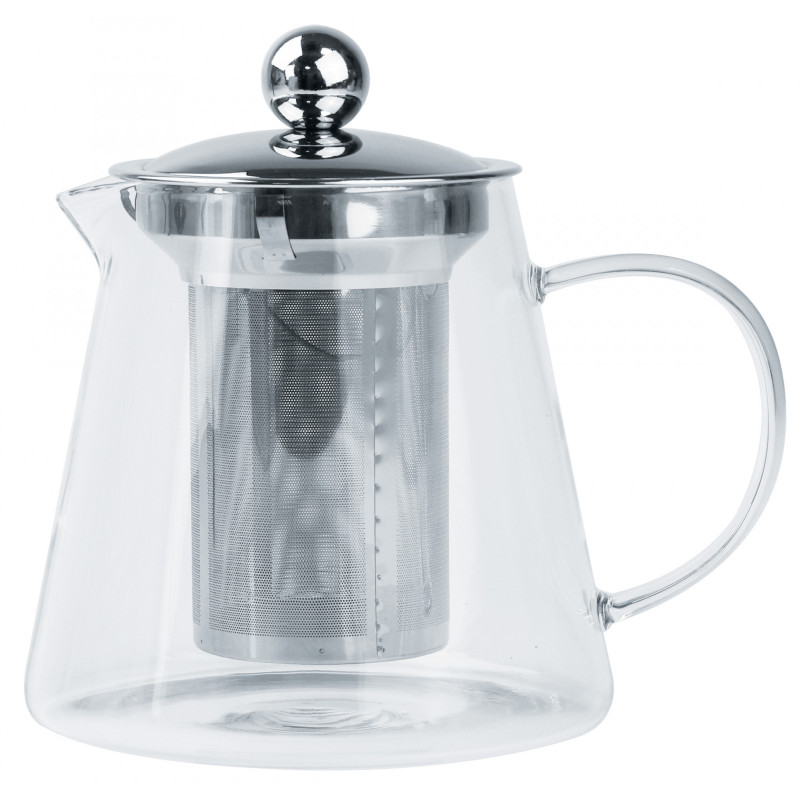 théière verre et inox oolong, cristel 1.2 l - cristel