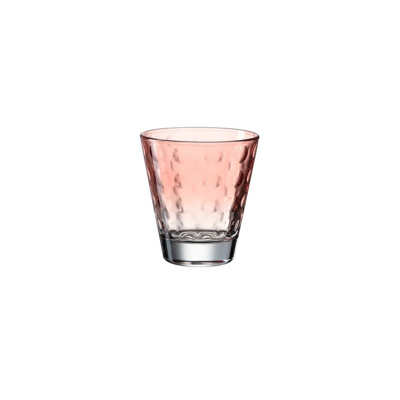 LEONARDO - Gobelet bas Optic Pastel, Léonardo Corail - LEONARDO