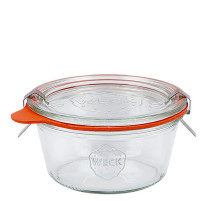 Lot de 4 Bocaux en verre Droit, Weck