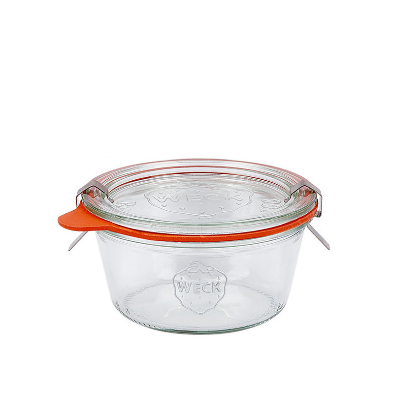 Verrine Weck en Verre avec Couvercle - 370 ml - Lot de 3