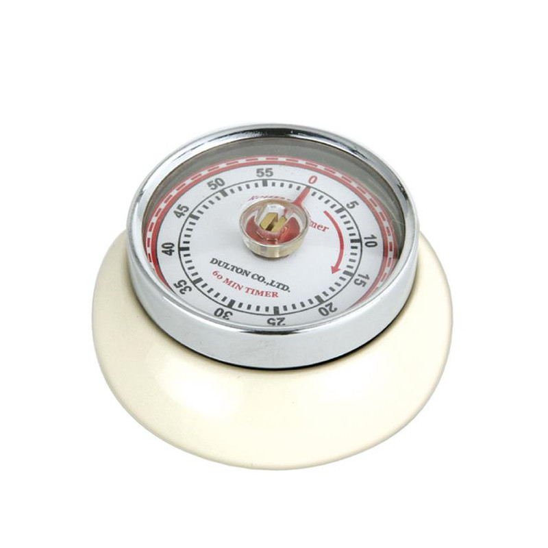 Zassenhaus - Minuteur coloré aimanté, Zassenhaus Crème - Zassenhaus