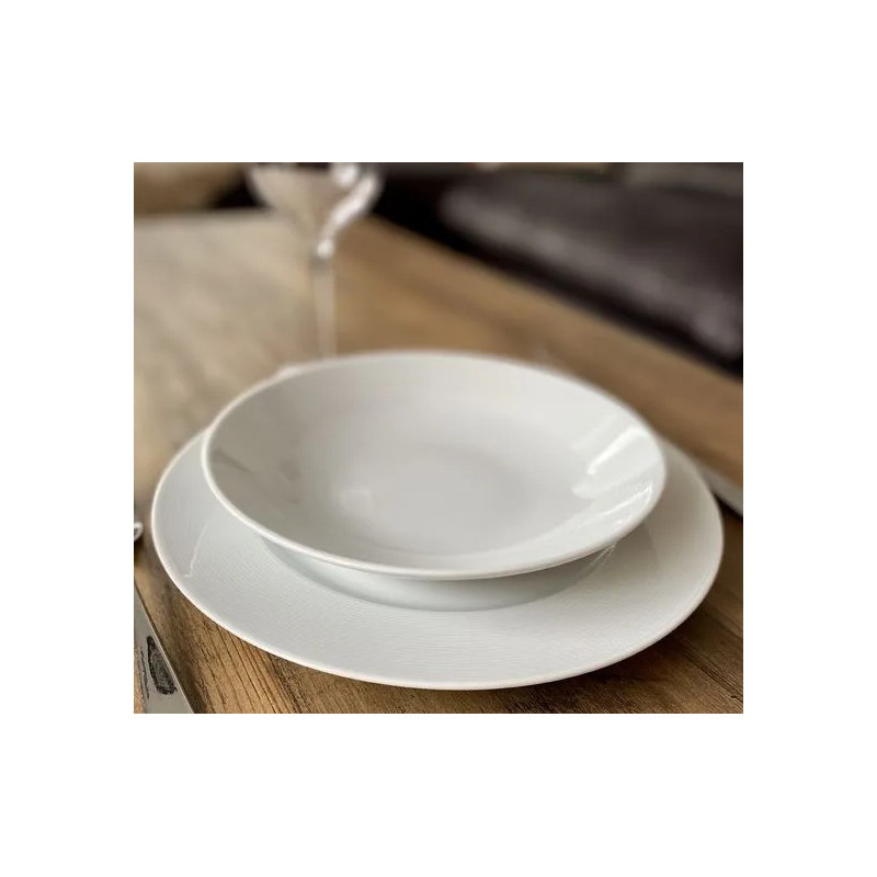 assiette creuse collection noizay, bruno evrard - bruno evrard